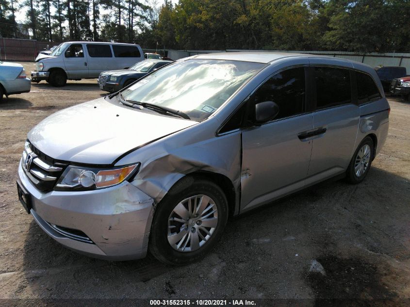 2014 HONDA ODYSSEY LX 5FNRL5H26EB095304