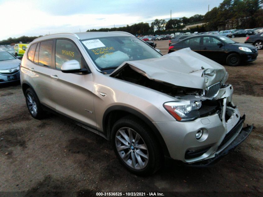 2016 BMW X3 XDRIVE28I 5UXWX9C50G0D81121