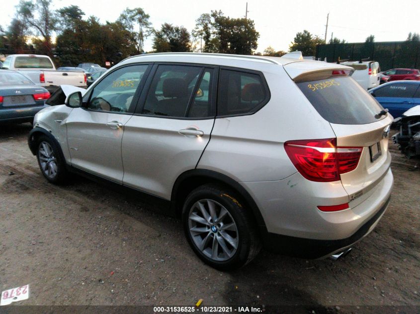 2016 BMW X3 XDRIVE28I 5UXWX9C50G0D81121