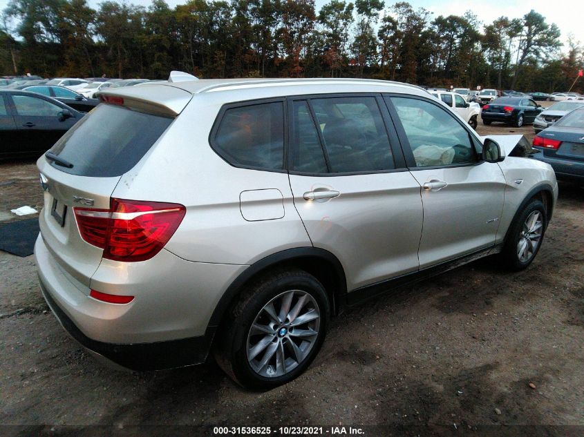 2016 BMW X3 XDRIVE28I 5UXWX9C50G0D81121