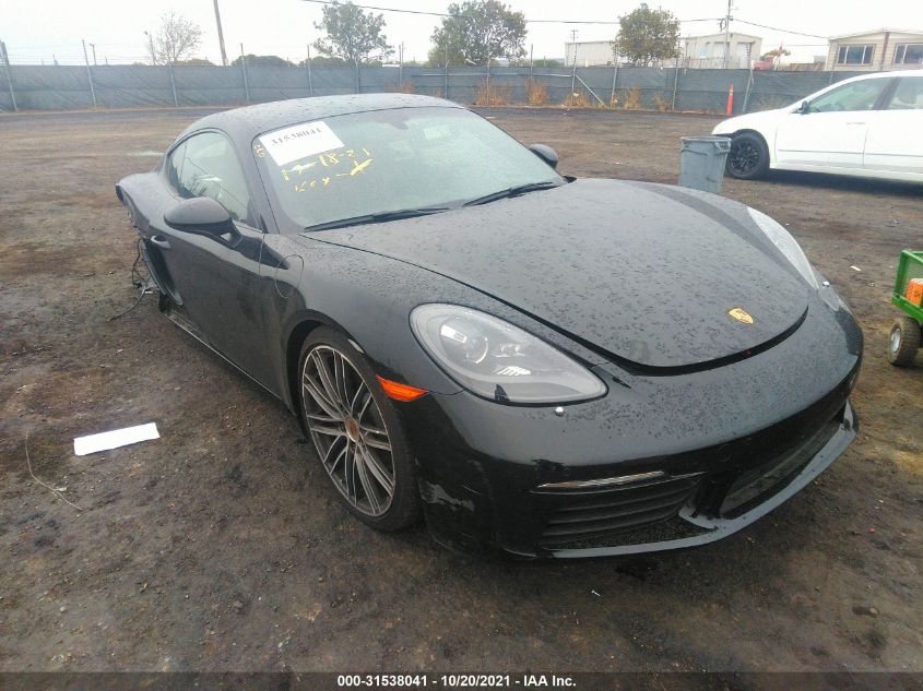 2021 PORSCHE 718 CAYMAN, VIN: WP0AA2A81MS260208