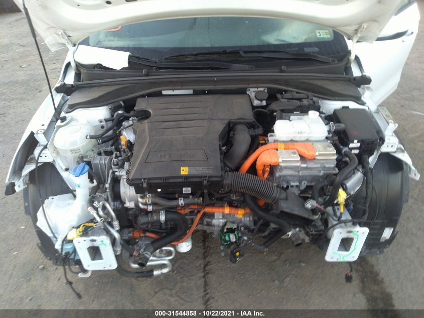 2019 HYUNDAI IONIQ HYBRID BLUE KMHC65LC7KU180129