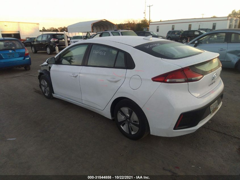 2019 HYUNDAI IONIQ HYBRID BLUE KMHC65LC7KU180129