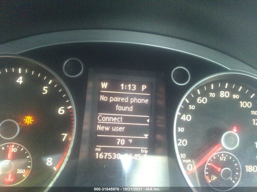 2013 VOLKSWAGEN CC SPORT WVWBN7AN9DE513933
