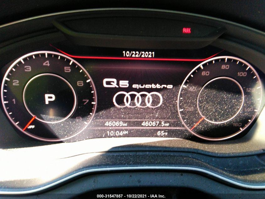 2019 AUDI Q5 PREMIUM PLUS WA1BNAFY1K2049691