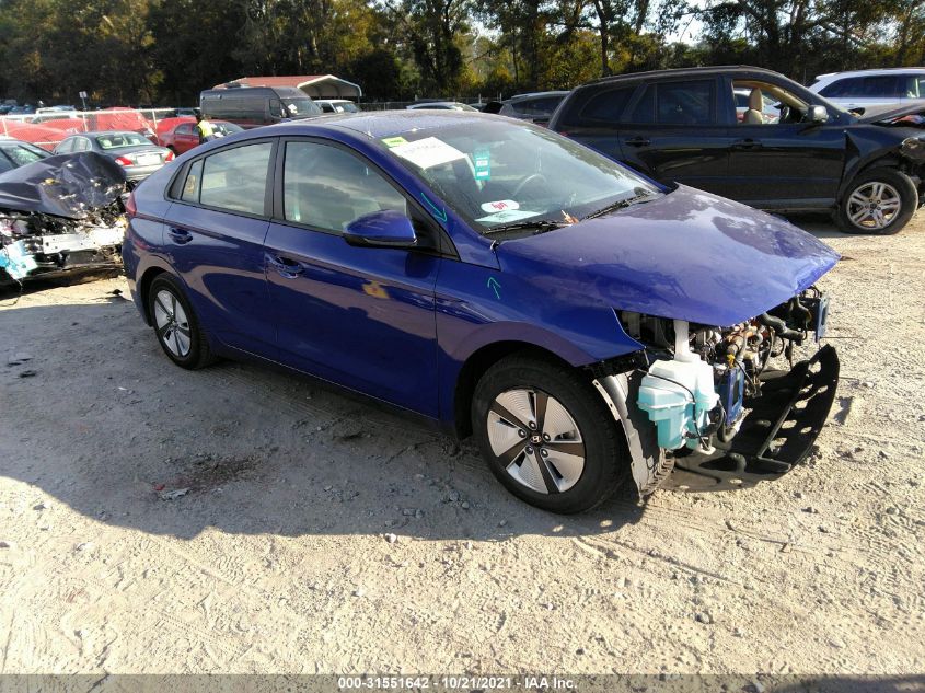 2019 HYUNDAI IONIQ HYBRID BLUE KMHC65LCXKU175183