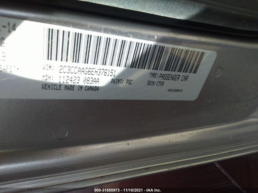 2014 CHRYSLER 300 2C3CCAAG6EH376151