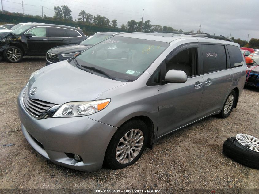 2015 TOYOTA SIENNA XLE/XLE AAS/LTD 5TDYK3DC2FS663322