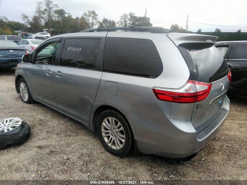 2015 TOYOTA SIENNA XLE/XLE AAS/LTD 5TDYK3DC2FS663322