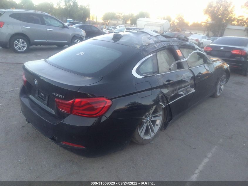 2019 BMW 430I GRAN COUPE WBA4J1C50KBM17277