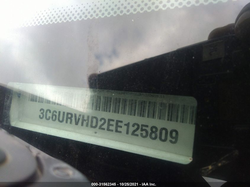 2014 RAM PROMASTER 3C6URVHD2EE125809