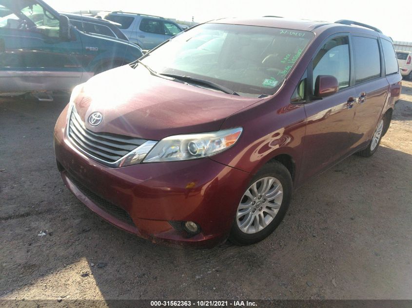 2014 TOYOTA SIENNA XLE/XLE AAS/LTD 5TDYK3DC5ES505524
