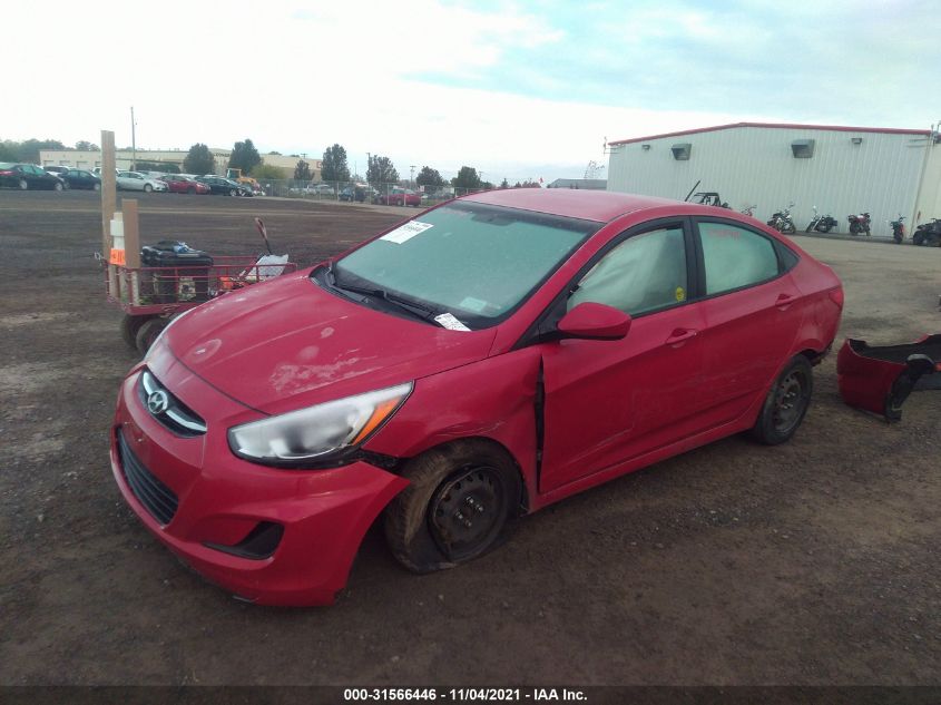 2016 HYUNDAI ACCENT SE KMHCT4AE9GU139936