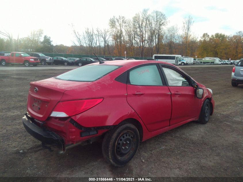 2016 HYUNDAI ACCENT SE KMHCT4AE9GU139936