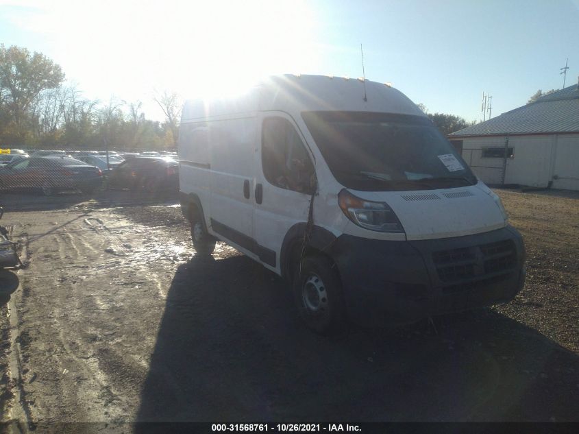 2018 RAM PROMASTER CARGO VAN 3C6TRVCG1JE121239