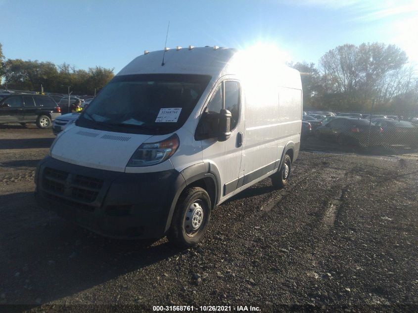 2018 RAM PROMASTER CARGO VAN 3C6TRVCG1JE121239