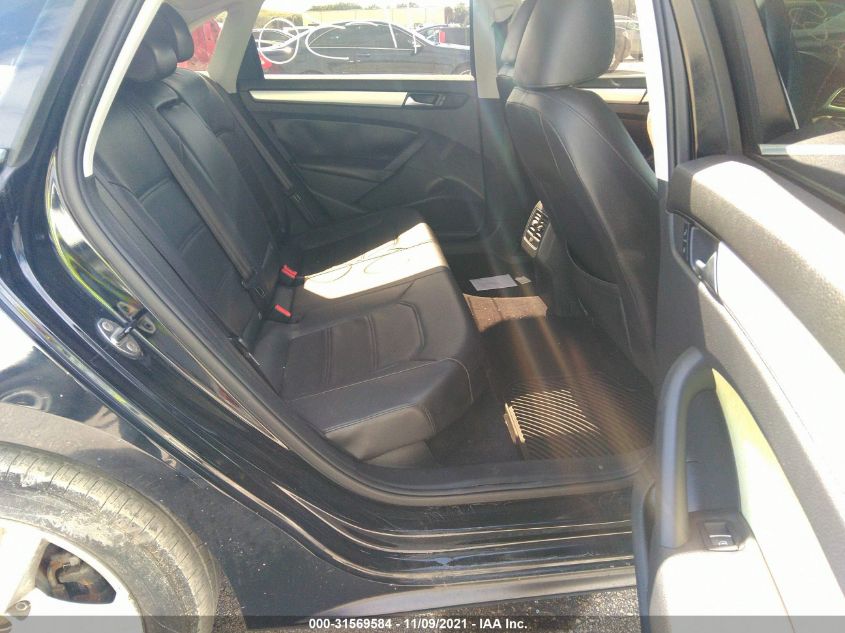 2013 VOLKSWAGEN PASSAT SE W/SUNROOF 1VWBH7A39DC022857