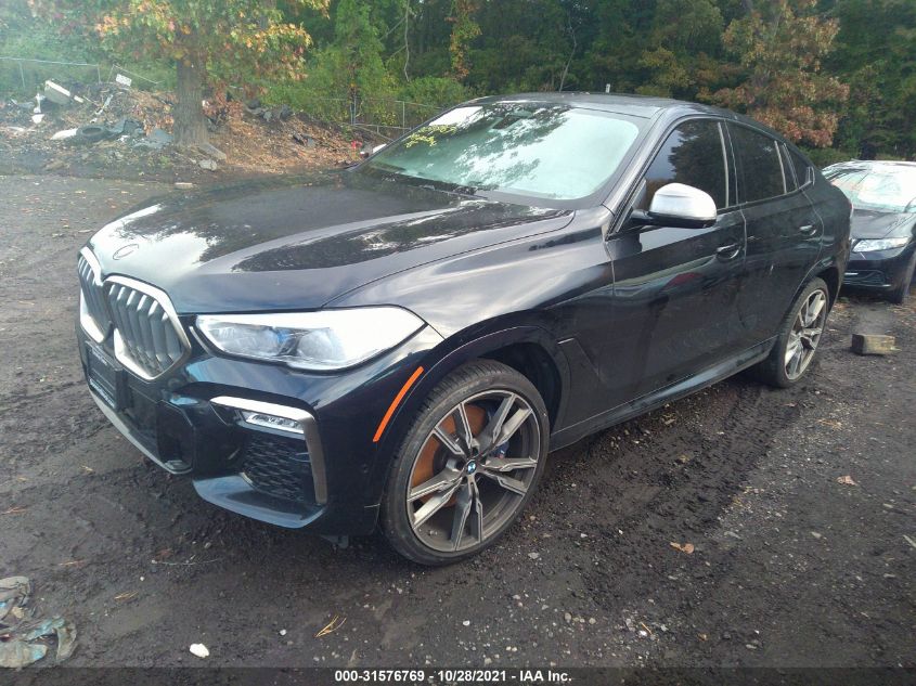 2020 BMW X6 M50I 5UXCY8C06LLE40311