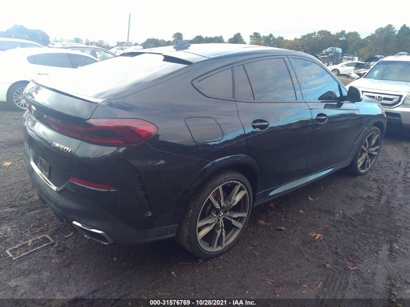 2020 BMW X6 M50I 5UXCY8C06LLE40311
