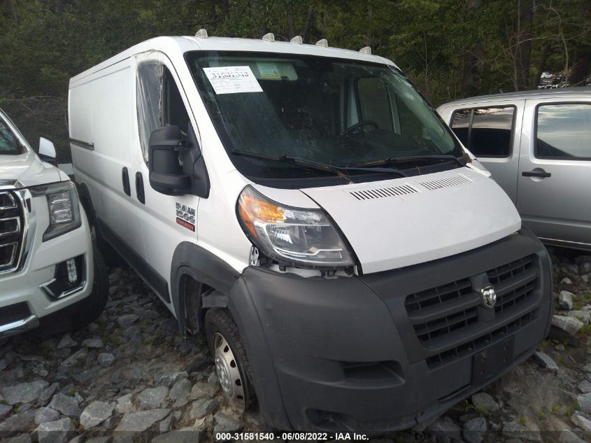 2017 RAM PROMASTER CARGO VAN 3C6TRVAGXHE521538