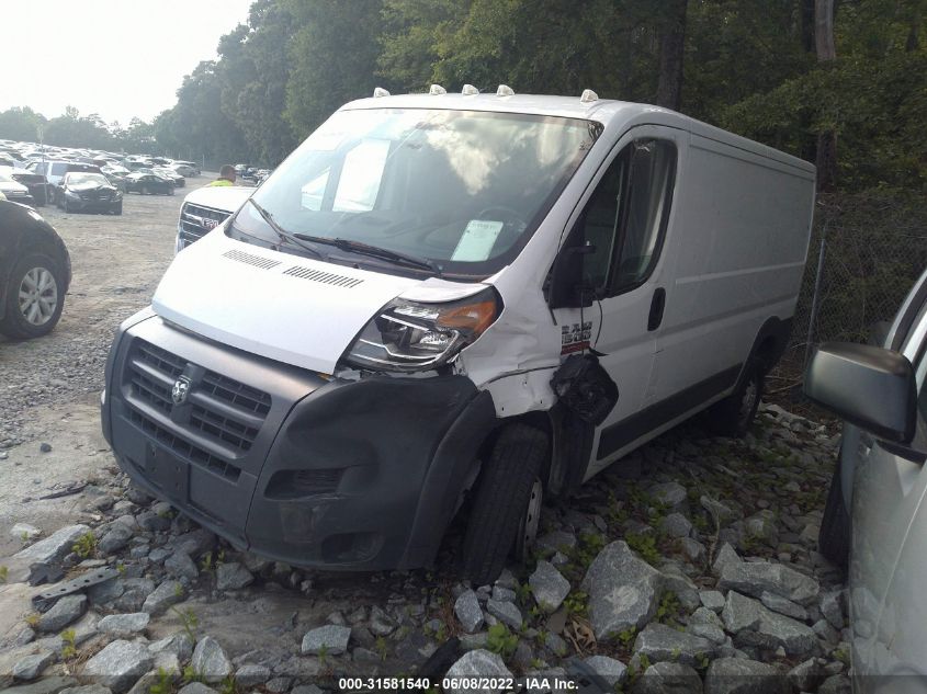 2017 RAM PROMASTER CARGO VAN 3C6TRVAGXHE521538