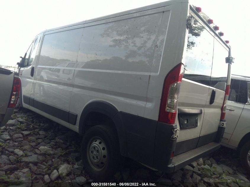 2017 RAM PROMASTER CARGO VAN 3C6TRVAGXHE521538