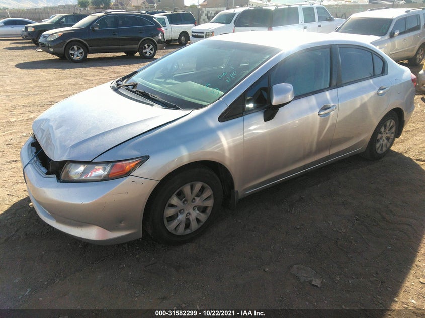 2012 HONDA CIVIC VIN: JHMFB2F5XCS002350