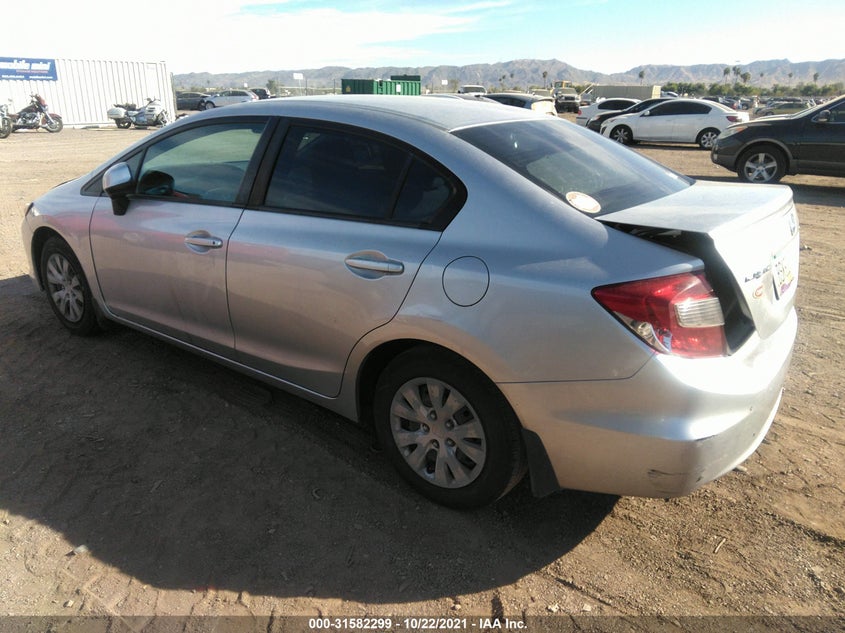 2012 HONDA CIVIC VIN: JHMFB2F5XCS002350
