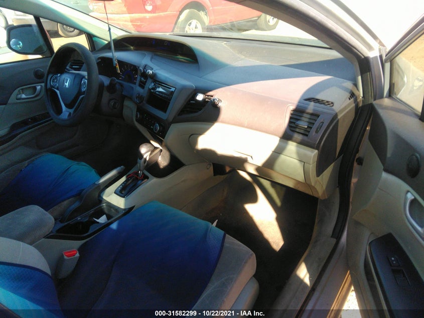 2012 HONDA CIVIC VIN: JHMFB2F5XCS002350