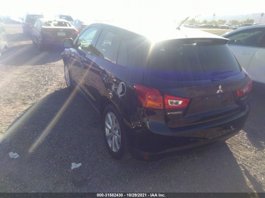 2015 MITSUBISHI OUTLANDER SPORT ES 4A4AP3AU2FE046615