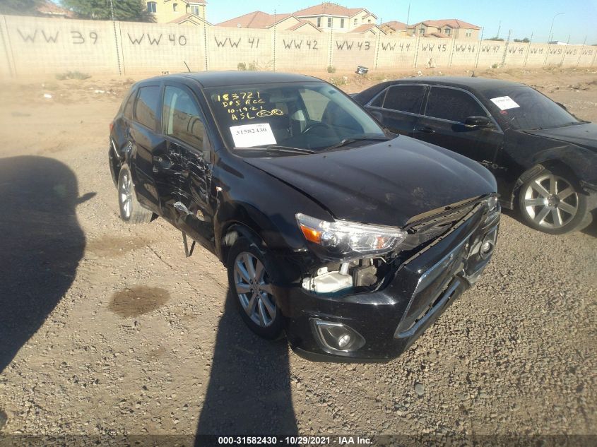 2015 MITSUBISHI OUTLANDER SPORT ES 4A4AP3AU2FE046615