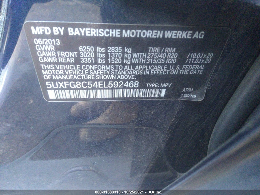 BMW X6 2014