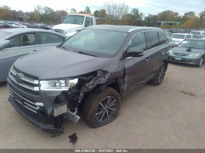 2018 TOYOTA HIGHLANDER SE/XLE 5TDJZRFH8JS811300