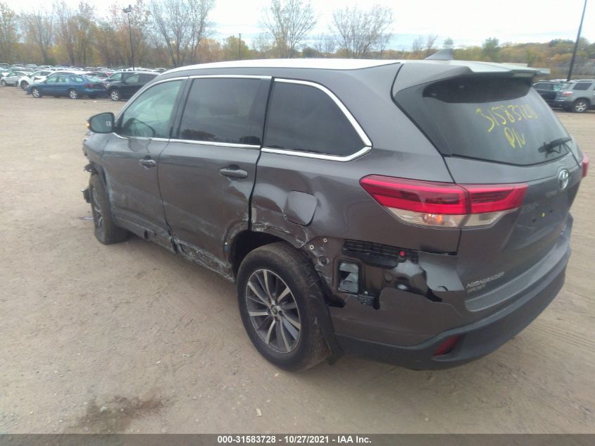 2018 TOYOTA HIGHLANDER SE/XLE 5TDJZRFH8JS811300