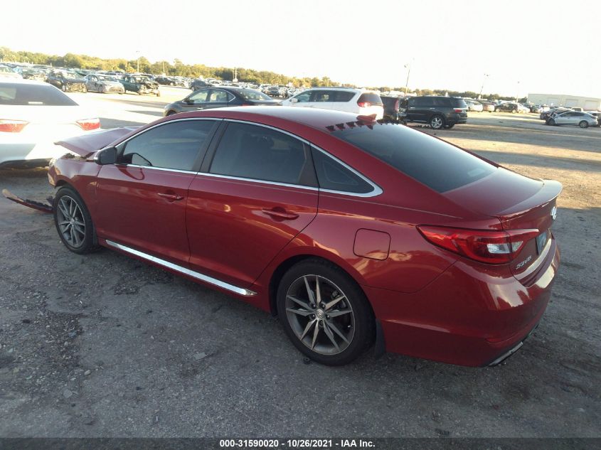 5NPE34AB7HH526127 Hyundai Sonata 2017. Фото: 2