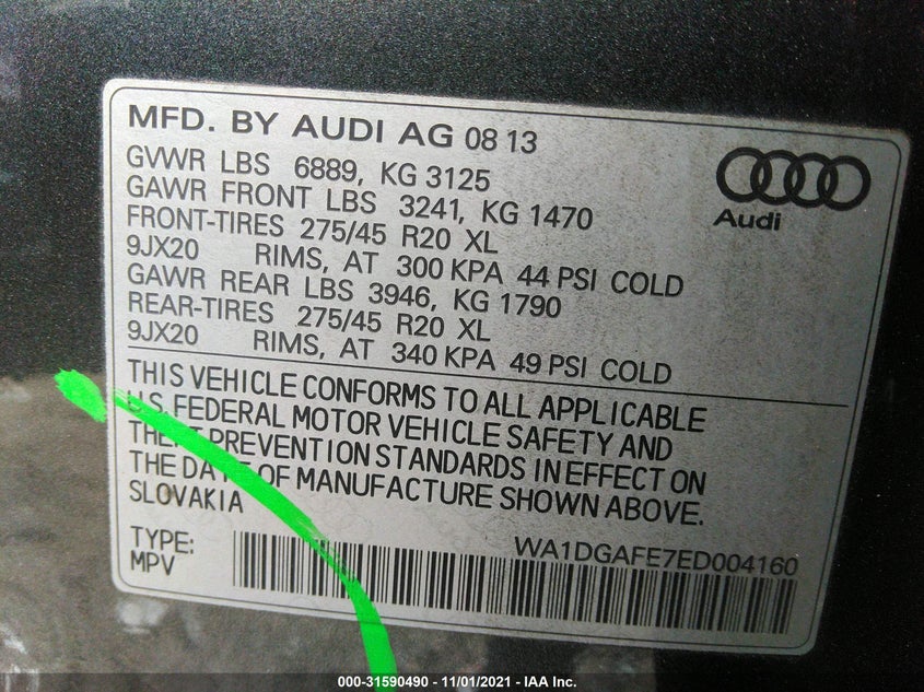 Audi Q7 2014