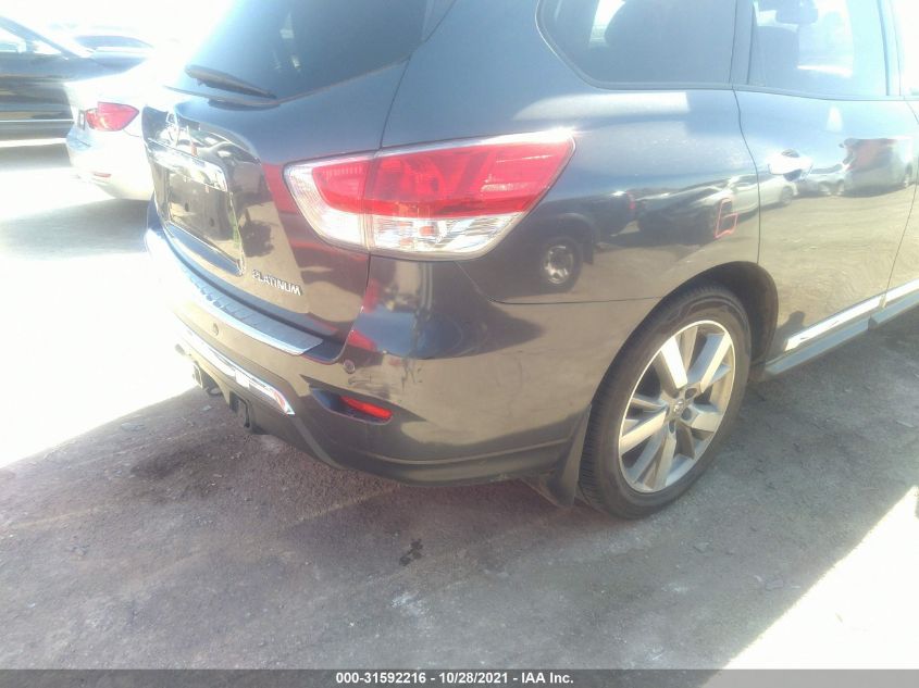 2014 NISSAN PATHFINDER PLATINUM 5N1AR2MN3EC609368