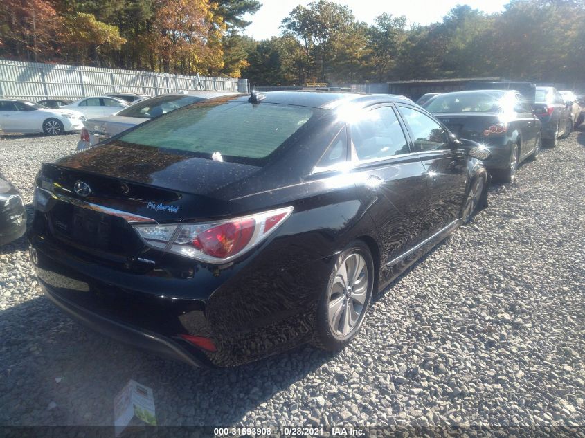 2014 HYUNDAI SONATA HYBRID LIMITED KMHEC4A49EA110239