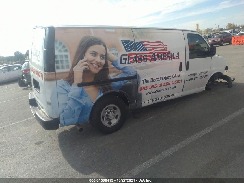 2018 CHEVROLET EXPRESS CARGO VAN 1GCWGAFP4J1343177