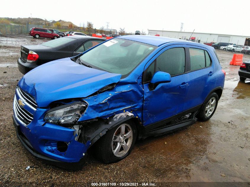 2015 CHEVROLET TRAX LS KL7CJPSB8FB225617
