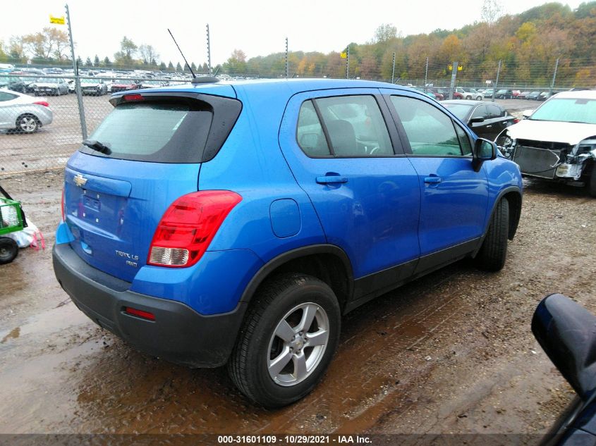 2015 CHEVROLET TRAX LS KL7CJPSB8FB225617