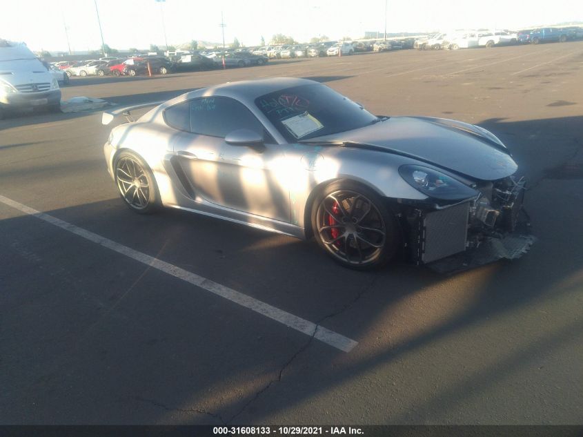 2021 PORSCHE 718 CAYMAN, VIN: WP0AC2A80MS289080
