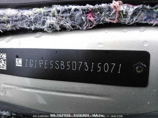 2013 CHEVROLET CRUZE 2LT 1G1PE5SB5D7315071