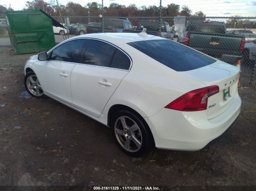 2013 VOLVO S60 T5 YV1612FS6D2180438