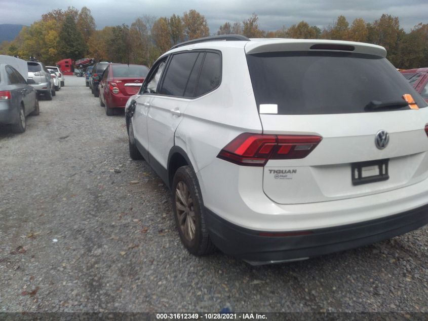 2018 VOLKSWAGEN TIGUAN S 3VV0B7AX8JM017014