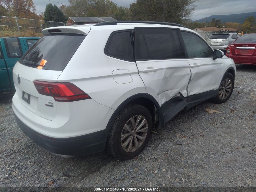 2018 VOLKSWAGEN TIGUAN S 3VV0B7AX8JM017014