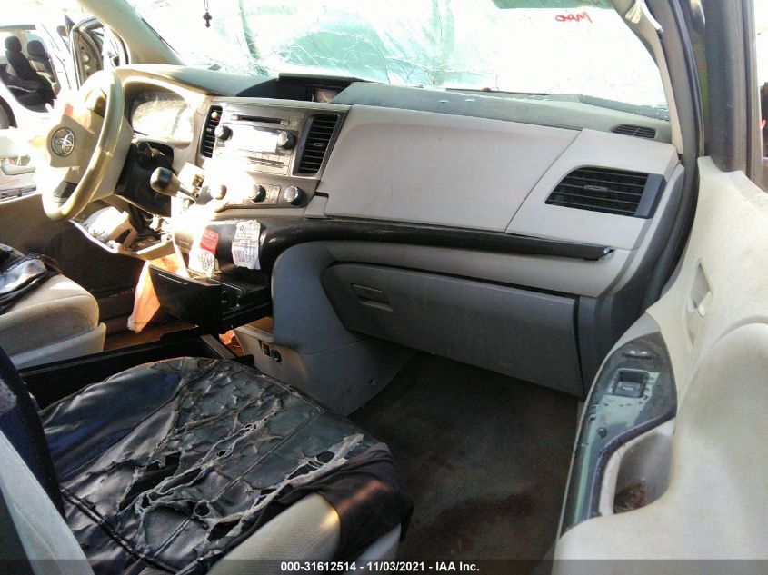 2014 TOYOTA SIENNA L V6 7 PASSENGER 5TDZK3DC1ES500311