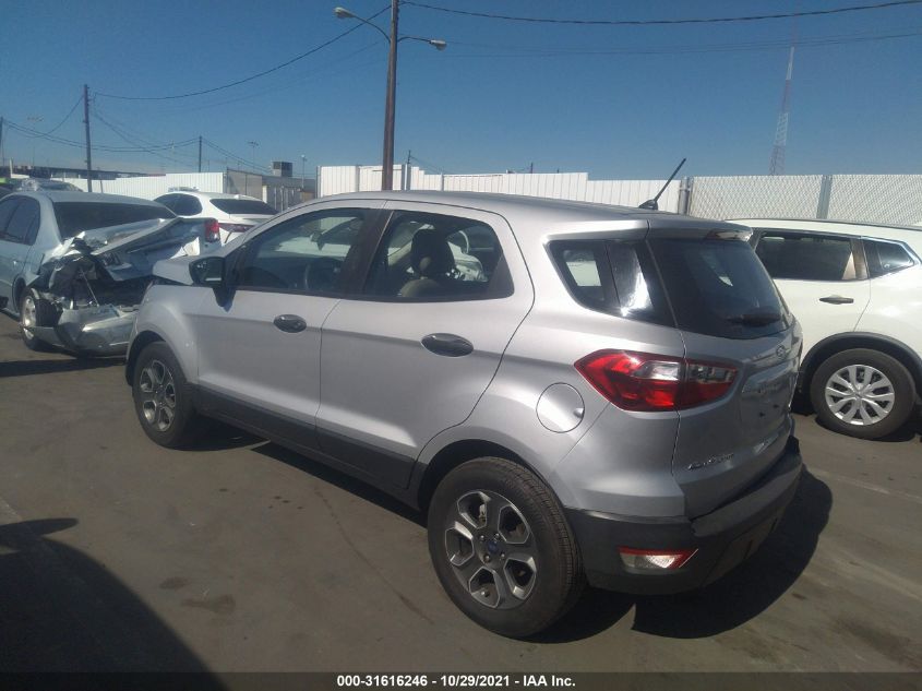 2019 FORD ECOSPORT S MAJ3S2FE4KC279854