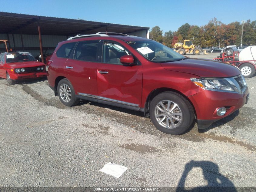 2014 NISSAN PATHFINDER SL 5N1AR2MM4EC611525