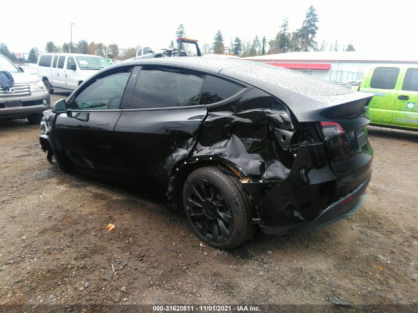 5YJYGDEE5MF129532 Tesla Model Y 2021. Фото: 2